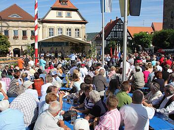 Das Heeresmusikkorps der Bundeswehr gastierte zuletzt beim "Tag der Vereine" im September 2012 in Ebern.