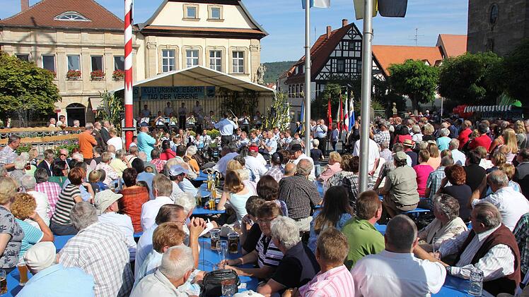Das Heeresmusikkorps der Bundeswehr gastierte zuletzt beim "Tag der Vereine" im September 2012 in Ebern.