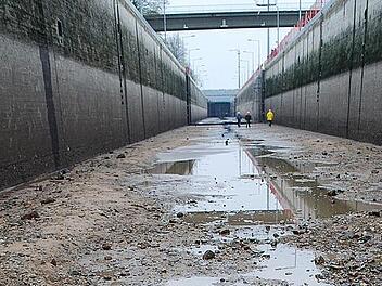 Schleusensperre bei Viereth: Main f&uuml;r Wochen blockiert