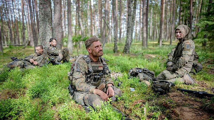 Panzerbrigade 45 &uuml;bt erstmals das Gefecht auf litauischem Boden