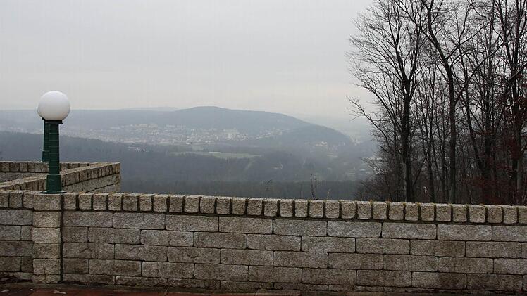 Der Ausblick auf Bad Kissingen.