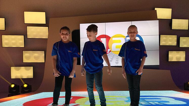 Greta, Antonio und Hannah im TV-Studio. Foto: privat