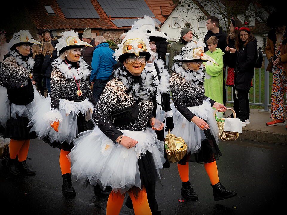 Beste Faschingslaune in Aura/Saale