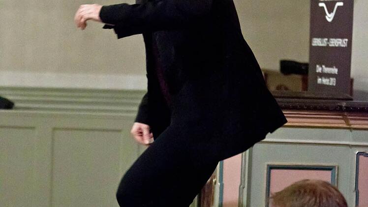 Stepptanzvirtuose Frederik Dittmar Fotos: Jochen Berger