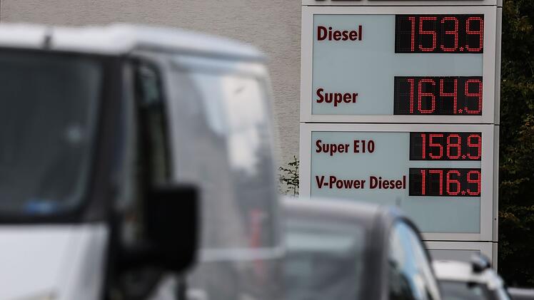 Kraftstoffpreise an der Tankstelle