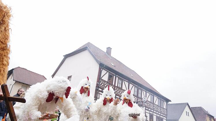 Faschingszug in Diebach. Foto: Arkadius Guzy