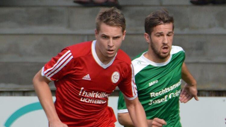 Lukasz Jankowiak (links) ist mit vier Treffern mit Maximilian Pfadenhauer führend in der FCL-Torschützenliste. Gegen Sonnefeld können die Lichtenfelser ihr persönliches Konto aufstocken. Foto: Gunther Czepera