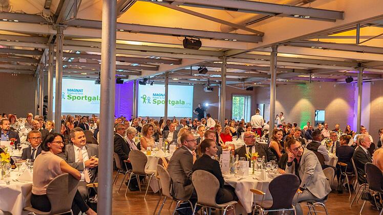 Strahlende Gesichter bei der Sportgala am Samstag im Ziegelbau: Ein Abend im Sinne der Inlusion und Integration. Stephan Großmann