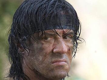 Sylvester Stallone spielt im gleichnamigen US-Actionfilm zwar die Hauptrolle, doch wir glauben: Im wahren Leben ist Rambo eine Frau. Foto: Archiv