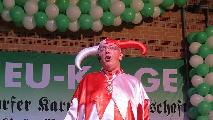 Mit spitzer Zunge: Till von Franken - alias Peter Halbig aus HambachFoto: Doris Bauer