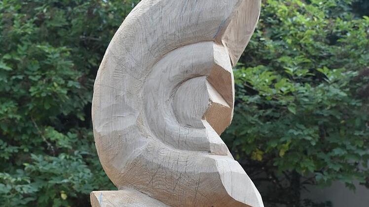 Darstellung von versteinerten Muscheln von Katrin Hubl aus Oerlenbach