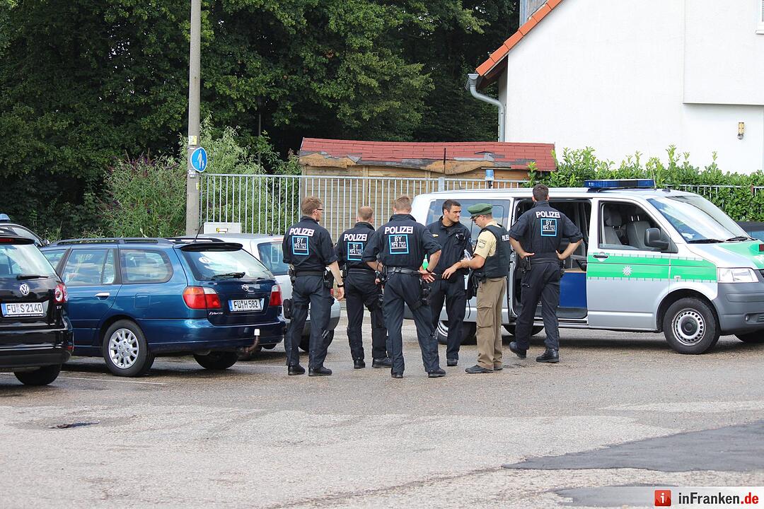 Koffer verpufft in Zirndorf