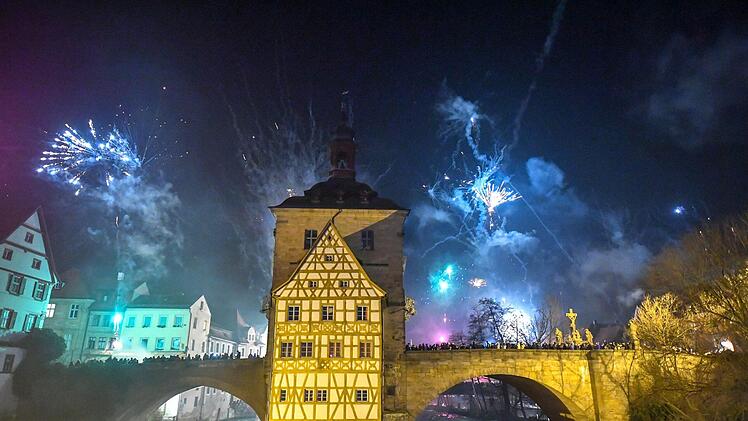 Silvester 2019/2020 in Bamberg. Foto: Ronald Rinklef
