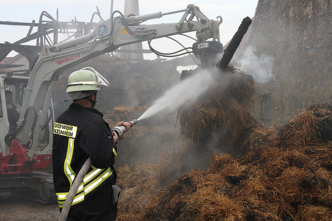 Scheunenbrand Nenzenheim