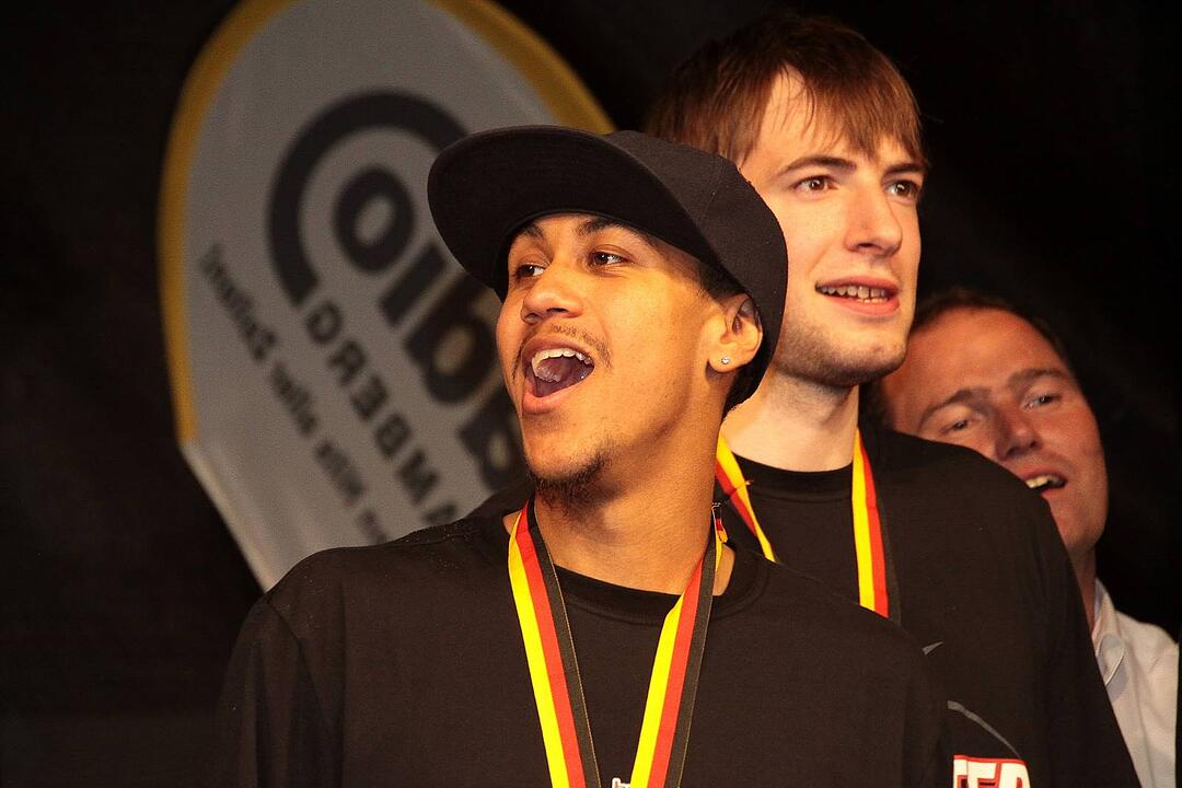 Meisterfeier Brose Baskets Bamberg Maxplatz