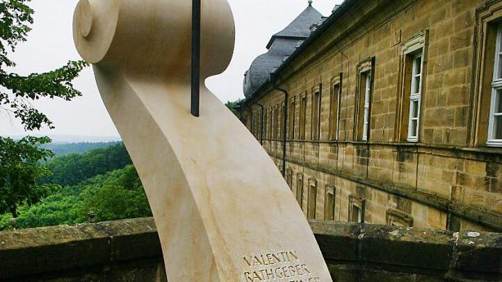 Das Denkmal für Valentin Rathgeber in Kloster Banz Foto: Matthias Einwag