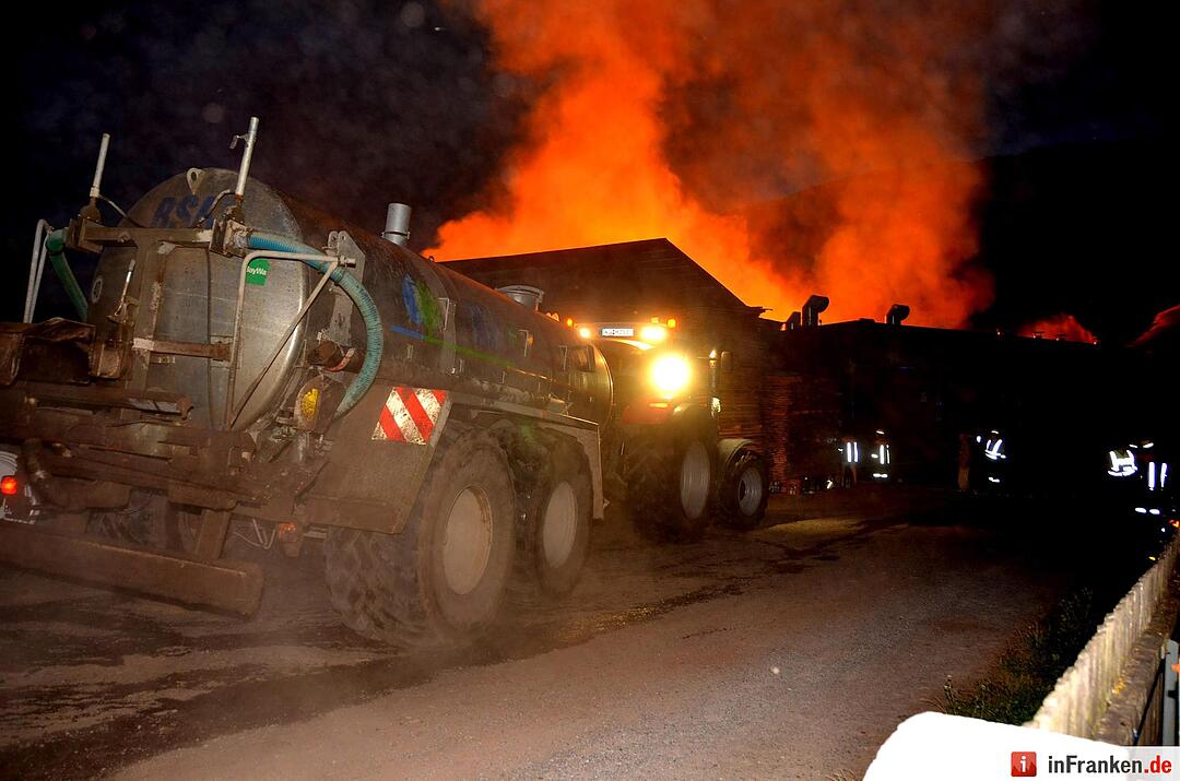 Brand im Sägewerk Untererthal