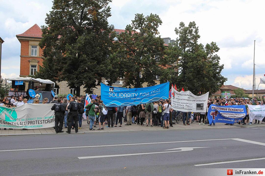 Demonstration in Bamberg