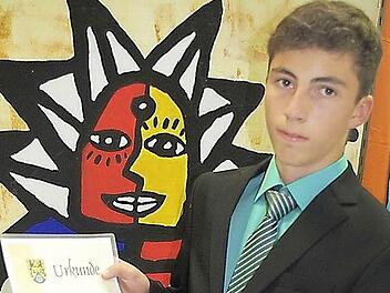 .Daniel Frank schaffte eine Notendurchschnitt von 1,18.