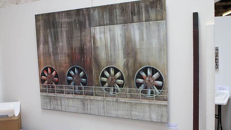 Impressionen von der ersten Auflage der Kunstmesse "Umschlagplatz Coburg"Foto: Jochen Berger