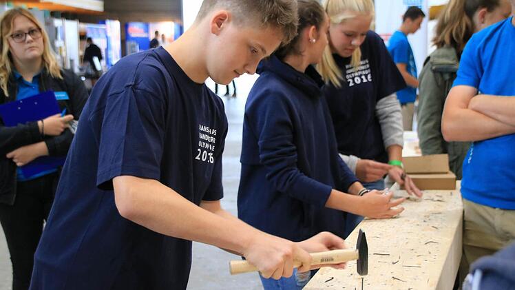Schülerolympiade beim Handwerkertag. Foto: Heike Beudert
