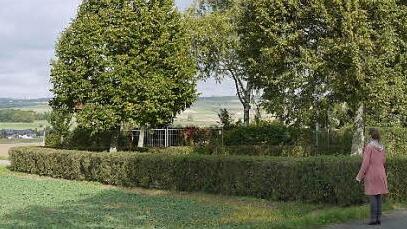 Einen Grünstreifen entlang der Hecke am Thüringer Blick hält der Bausenat nicht für praktikabel, zumal die dafür nötige Fläche dem Nachbargrundstück weggenommen werden müsste. Foto: Ulrike Nauer