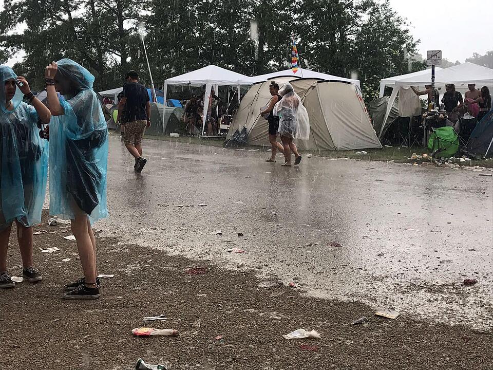 Rock im Park 2017 im Regen
