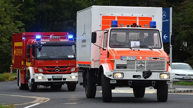 Großübung der Feuerwehr Notfallkontingente Foto: Peter Rauch