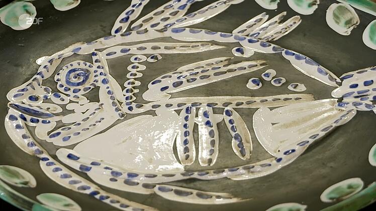 Experte Colmar Schulte-Goltz erkl&auml;rte, das Mitbringsel sei nach einer Idee von Pablo Picasso geschaffen worden - und bezifferte dessen Wert auf bis zu 9.000 Euro.