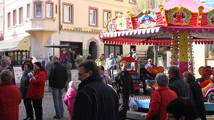 Frühlingsmarkt in Bad Brückenau. Foto: Thomas Dill