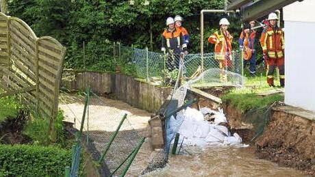Einsatzkr&auml;fte hatten am 17. Juni viel zu tun im Landkreis. Foto: Landratsamt