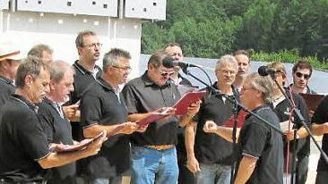 Als Gastgeber überzeugte der "Sängerkranz" Fürnbach beim Stelldichein der Chöre aus dem Steigerwald.