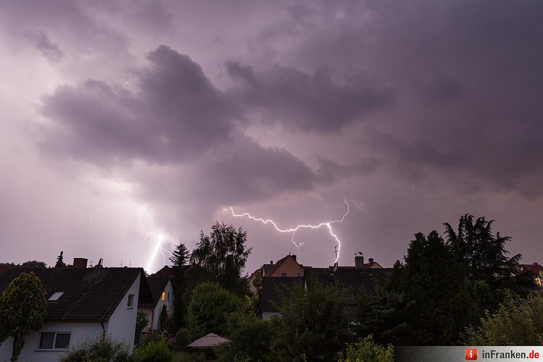 Gewitter ueber Fuerth