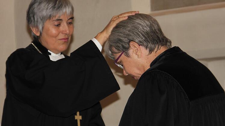 Die scheidende Dekanin hielt in der Christuskirche eine Abschlusspredigt. Foto: veronika Schadeck