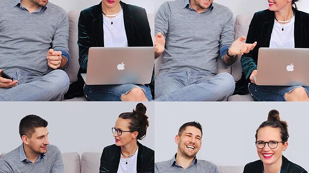 "2Wort", das sind Julia Grewe und Benedikt Martin Foto: privat