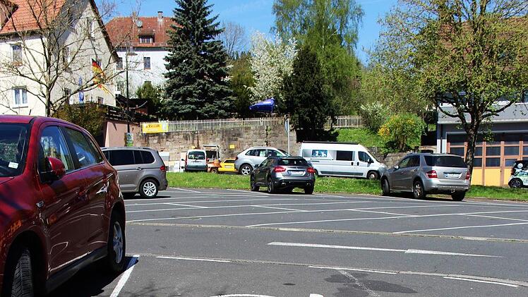 Behindertenparkplatz auf der Obermang Foto: Julia Raab