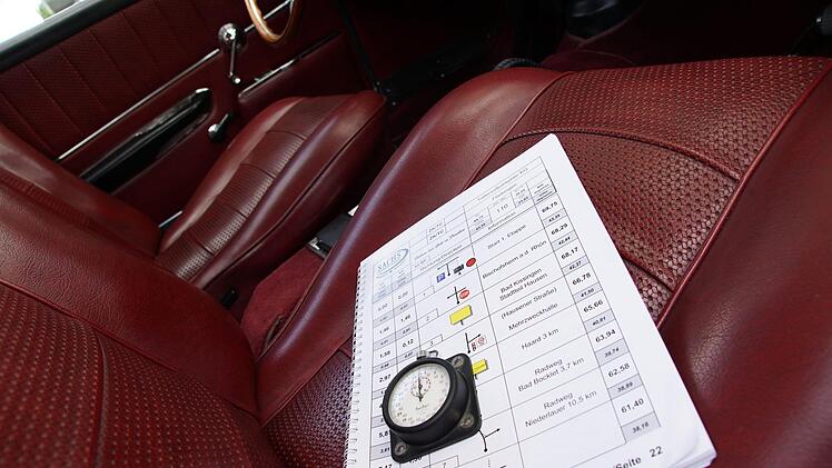 Roadbook und StoppuhrFoto: Arkadius Guzy