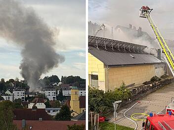 Feuerwehr-Gro&szlig;einsatz in Pegnitz mit 180 Kr&auml;ften: Polizei nennt Brandursache