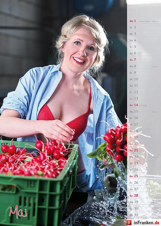 Freches Gemüse - Frische Früchte - Kalenderpräsentation 2017