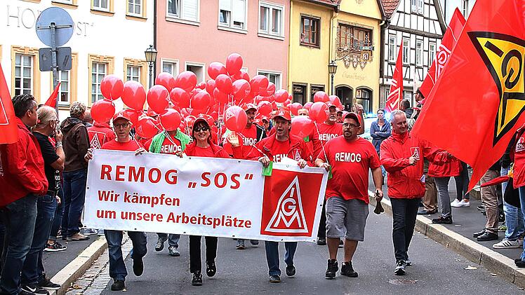 Den Kampf um ihre Arbeitsplätze haben die Münnerstädter Remog-Mitarbeiter  verloren. Im August 2018 hatten sie noch, unterstützt von Kollegen aus  anderen Betrieben, gegen Arbeitsplatz-Abbau protestiert. Dieter Britz