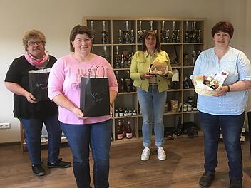 Das Landfrauen-Frühstück kam gut an (von links): Kerstin Neder (Ortbäuerin Thulba), Steffi Kirchner (Brennerei Bürger), Edeltraud Häusler (Kreisbäuerin) und Helene Greubel (stellv. Kreisbäuerin).