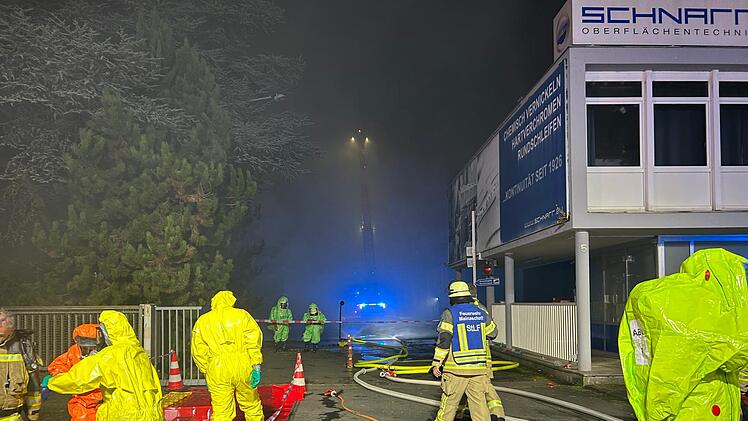Warnung: Gaswolke über Aschaffenburg