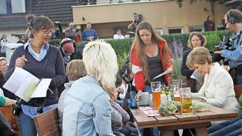 Bier aus der Umgebung durfe bei der "Bayerntour" nicht fehlen.