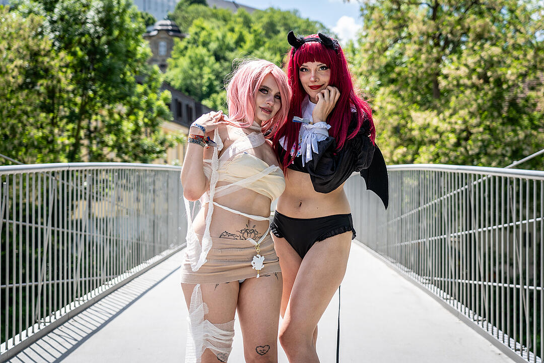 Wunderschöne Cosplays konnten bewundert werden!
