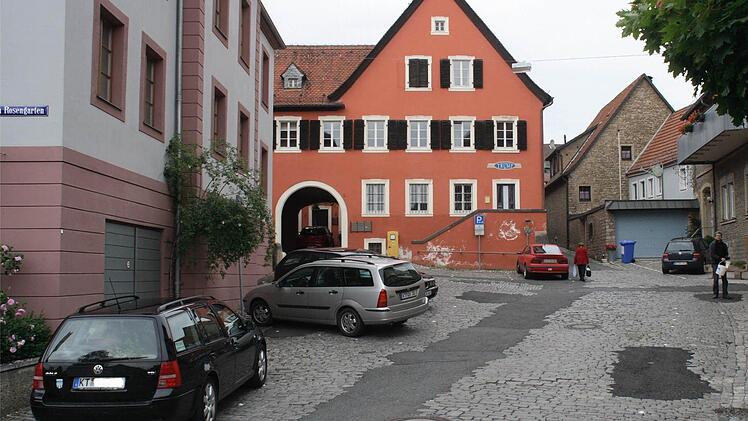 Der Dettelbacher Postplatz.  Foto: G. Bauer