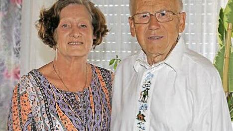 Goldene Hochzeit feierten gestern in Oberschleichach Robert und Anita Schn&ouml;s.  Foto: Sabine Weinbeer