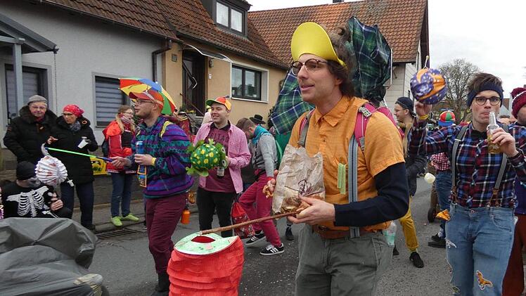 Diese "Kinder" freuten sich über ihren "Martinszug".