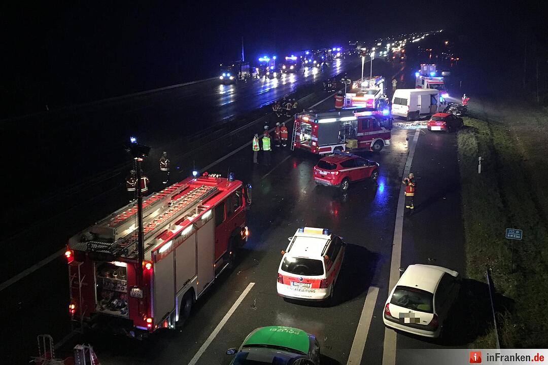Tödlicher Unfall auf der A3 bei Nürnberg