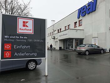 Aus dem "Real" wird eine "Kaufland"-Filiale.