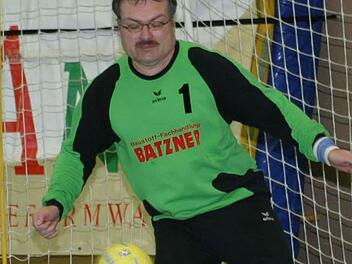 Wenn Ersatztorwart Franz Weis zum Einsatz kam, stand er stets seinen Mann, so auch in der Begegnung gegen Bamberg/Hallstadt.